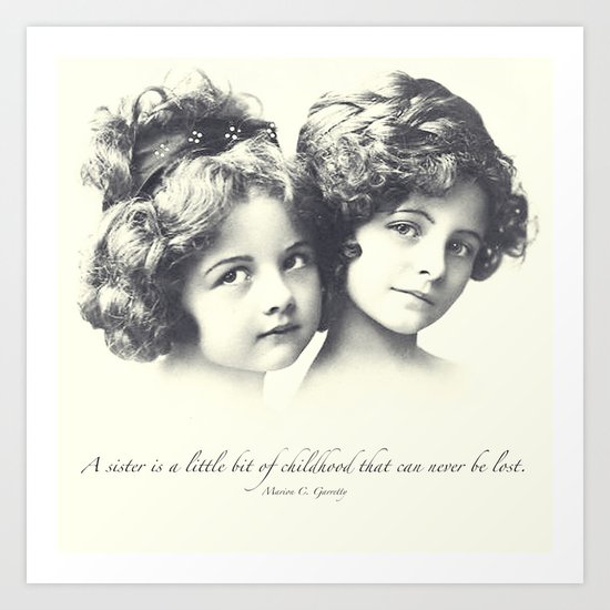 Sisters Art Print