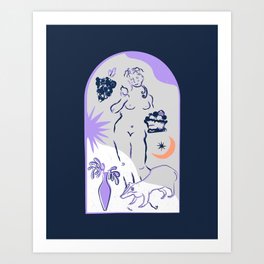 Mythical Godess Grecian Print Art Print