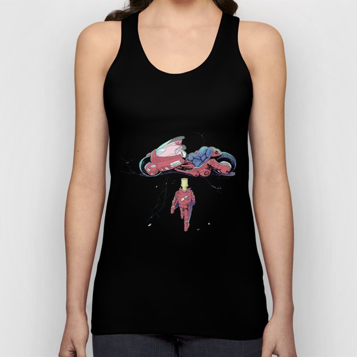 Red Motorcylce Poster Tank Top