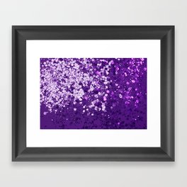 Purple Pink Glitter Glam #1 (Faux Glitter) #decor #art #society6 Framed Art Print