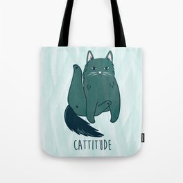 occupied cat Tote Bag