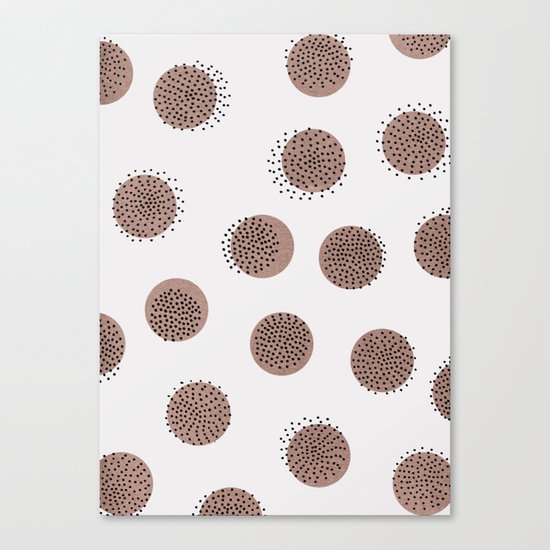 Dots over Dots Canvas Print