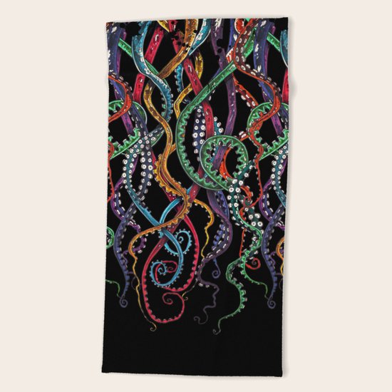 Tentacles Beach Towel