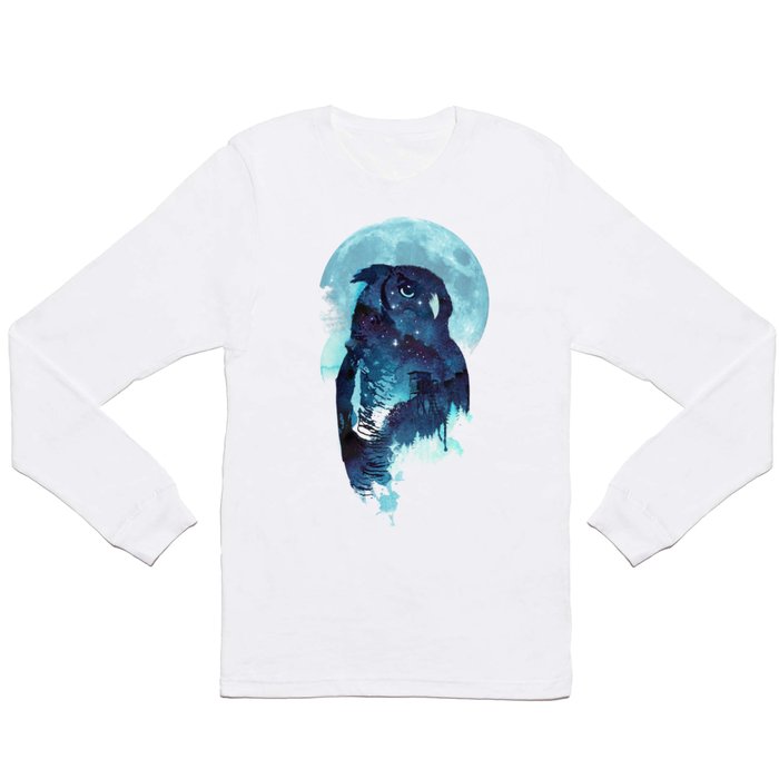 Midnight Owl Long Sleeve T Shirt
