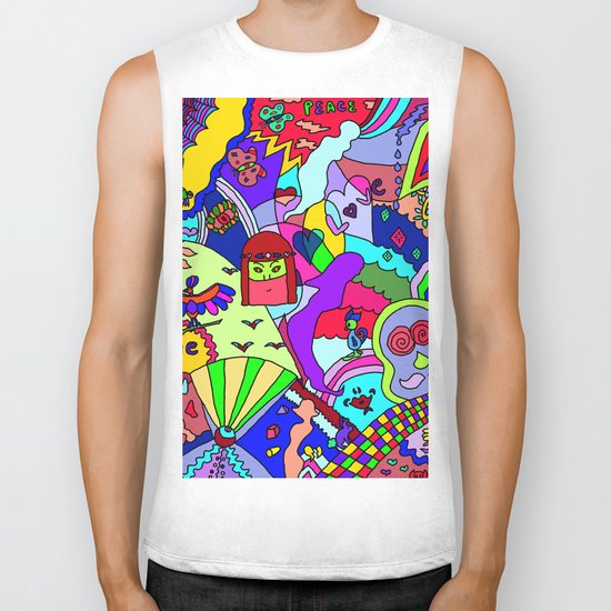 Abstract 26 Biker Tank