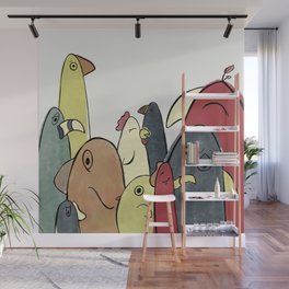 All Cooped Up Wall Mural