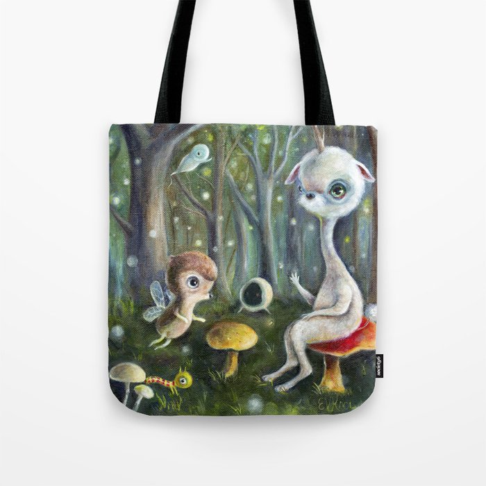 Uney & Friends in the Enchanted Forest Tote Bag