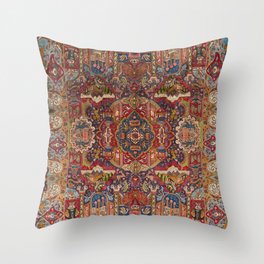 Regal Antique Persian Kashmar Throw Pillow