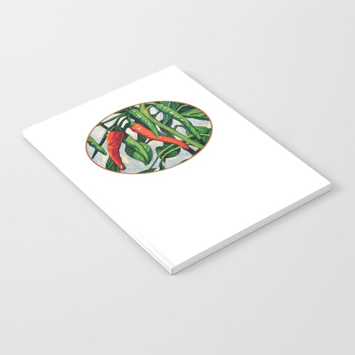 Chili Peppers by KPC Studios Notebook