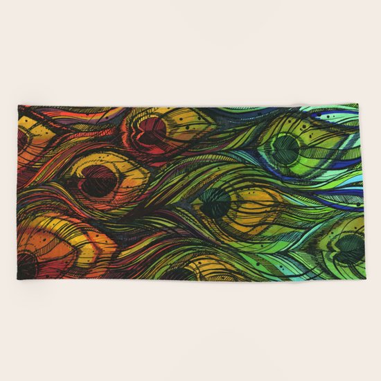 Feathers Beach Towel