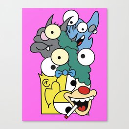 Picasso Simpson Mix Canvas Print