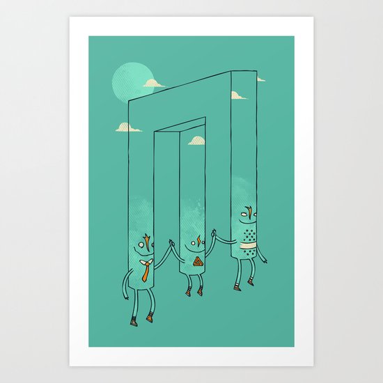 The Belvederes Art Print