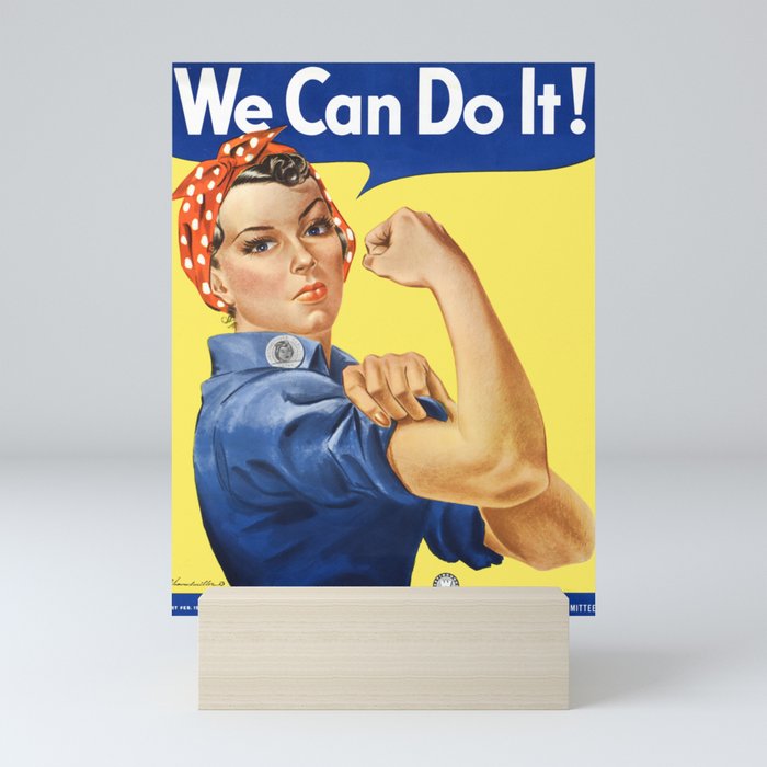 We Can Do It - Rosie the Riveter Poster Mini Art Print