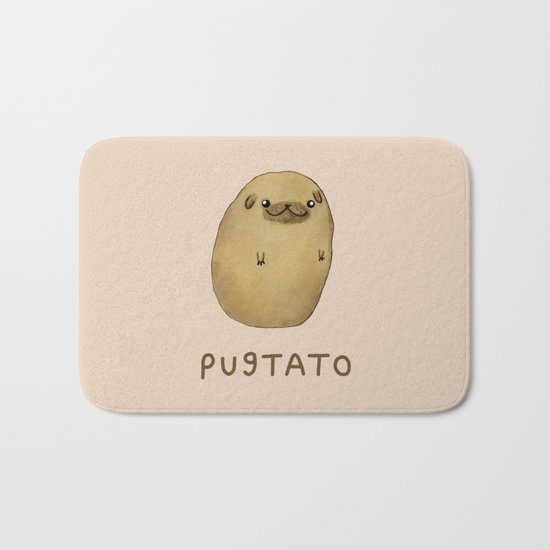 Pugtato Bath Mat