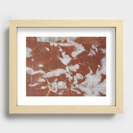 BLURRY MARBLE. Recessed Framed Print