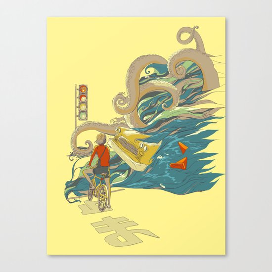 Traffic Monday Canvas Print
