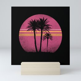 RetroSummer Sunset Mini Art Print