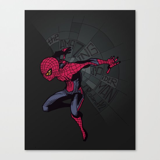 The Amazing Spider-Man: Mid-nite Canvas Print