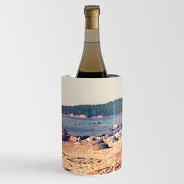 Vintage Shores of Lake Superior Wine Chiller