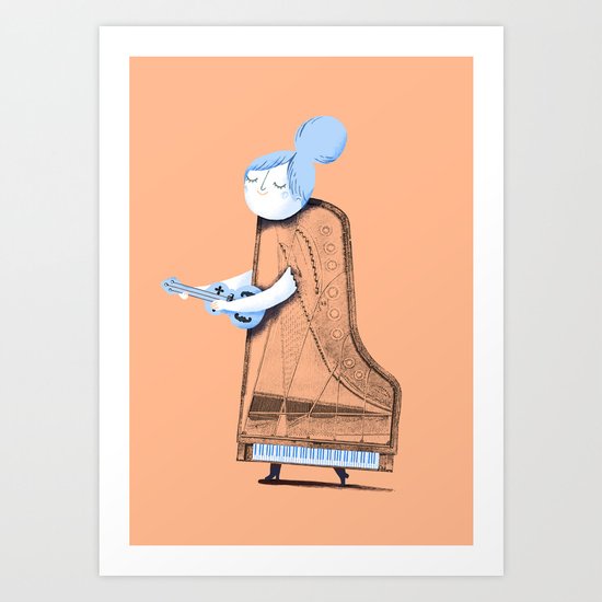 Lady in G Major Art Print
