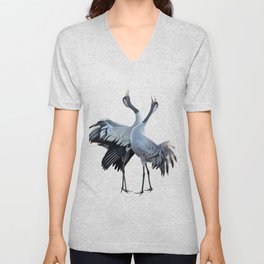 The Common crane V Neck T Shirt