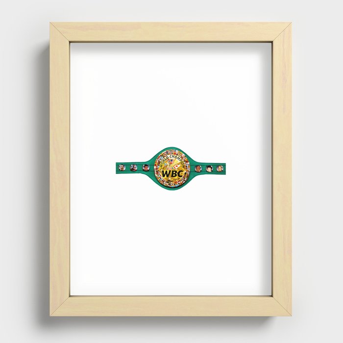 Boxing Recessed Framed Print