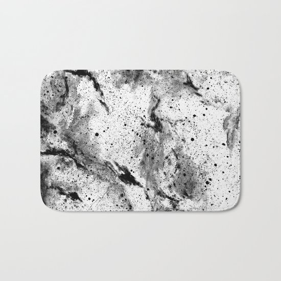 Galaxy (B/w inverted) Bath Mat