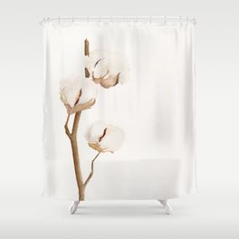 Cotton Branches Shower Curtain
