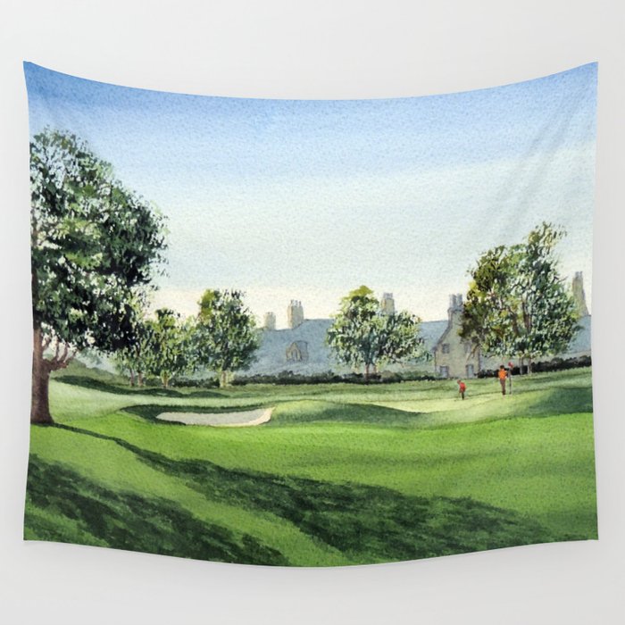 Golf course tapestry discount
