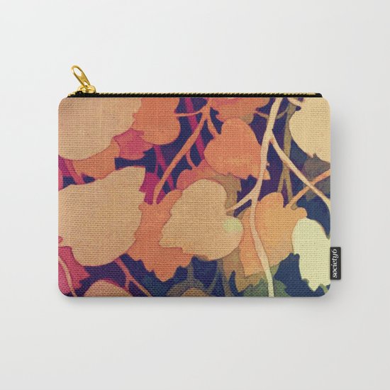 Floral abstract wall art Carry-All Pouch