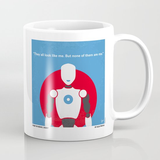 No275 My I ROBOT minimal movie poster Mug