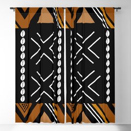 African Tribal Mud Cloth Blackout Curtain
