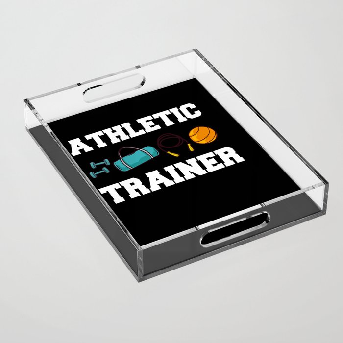Athletic Trainer Coach Training Program Sport Acrylic Tray