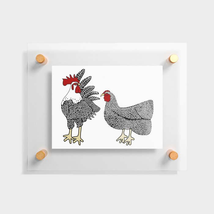 Mr. and Mrs. Wing Floating Acrylic Print