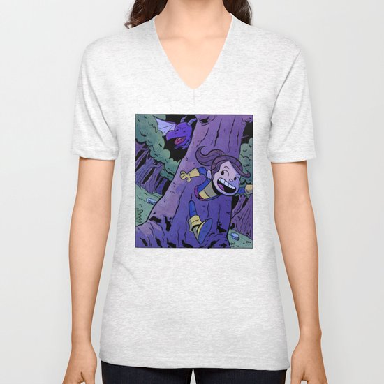 Run Kitty Run! Unisex V-Neck