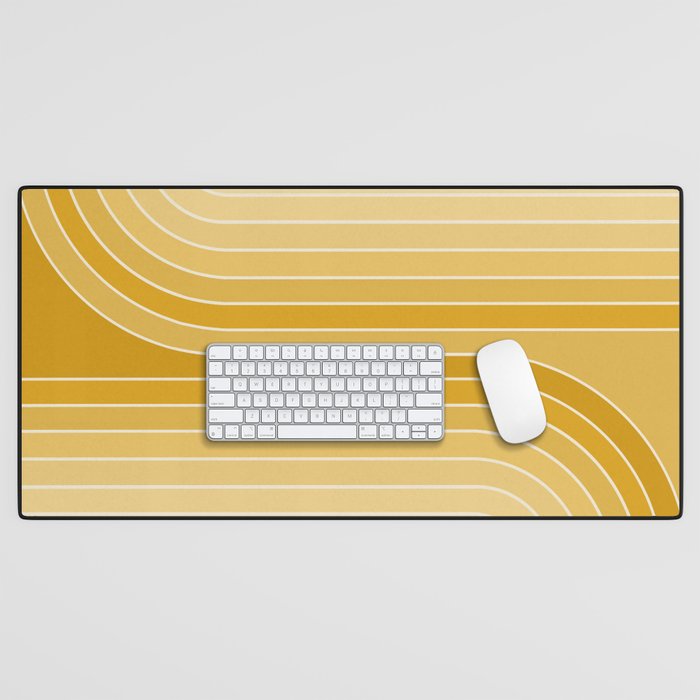 Gradient Curvature VII Desk Mat