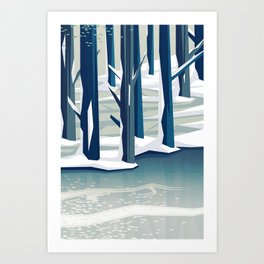Spring was coming Art Print