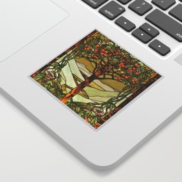 Louis Comfort Tiffany - Decorative stained glass 6. Sticker