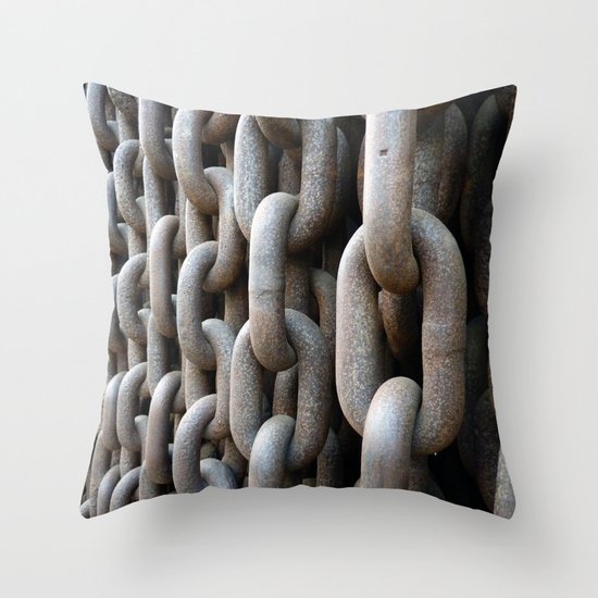 Chains #1 Throw Pillow