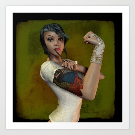 Shear Power Art Print