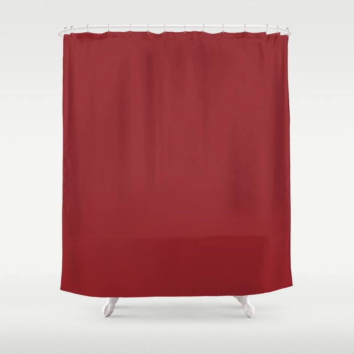 Blood Red Shower Curtain