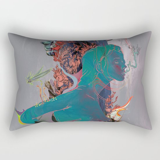 Beneath the Air Rectangular Pillow