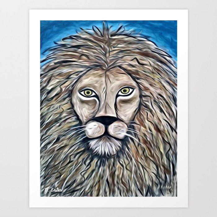 Lion Of The Tribe Of Judah Art Print By Dianaestes Society6 The lion of judah (rev 5:5) is the symbol of the israelite tribe of judah in the book of genesis. society6