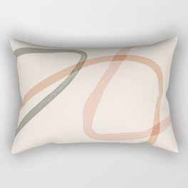 In Between The Lines Of Elegance Rectangular Pillow