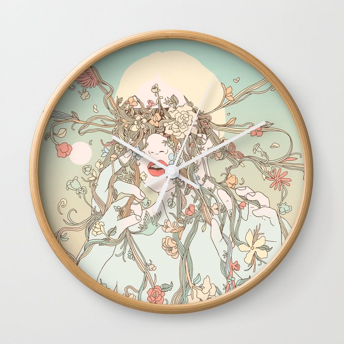 A Natural View Life Before My Eyes Wall Clock By Nduenas Society6