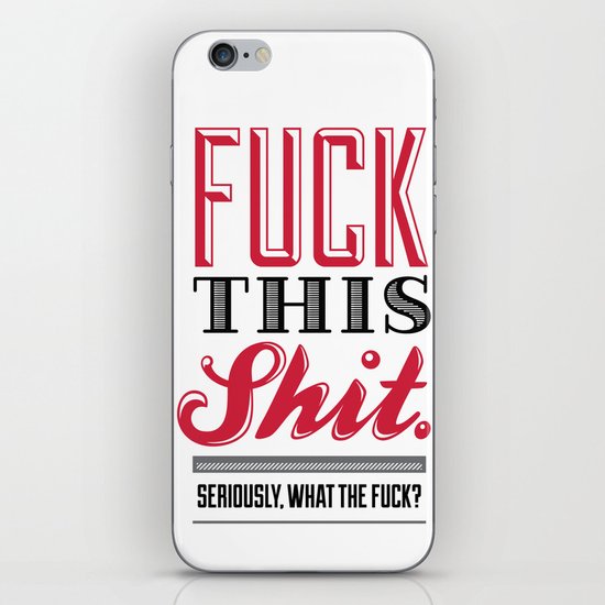 Eff This Ess iPhone & iPod Skin