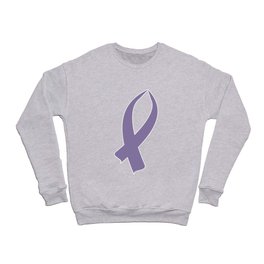 Awareness Ribbon (Light Purple) Crewneck Sweatshirt