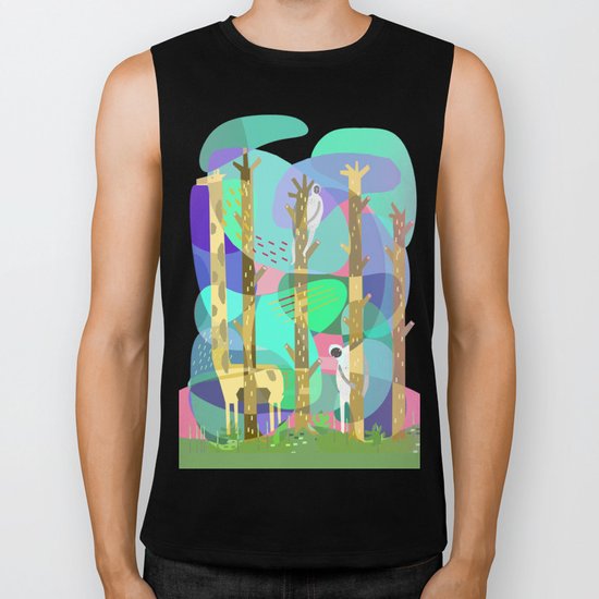 wood Biker Tank