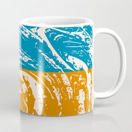 Wood swirl texture in dual tone Coffee Mug