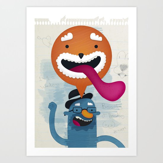 Biscuits & Boobies No. 1 Art Print
